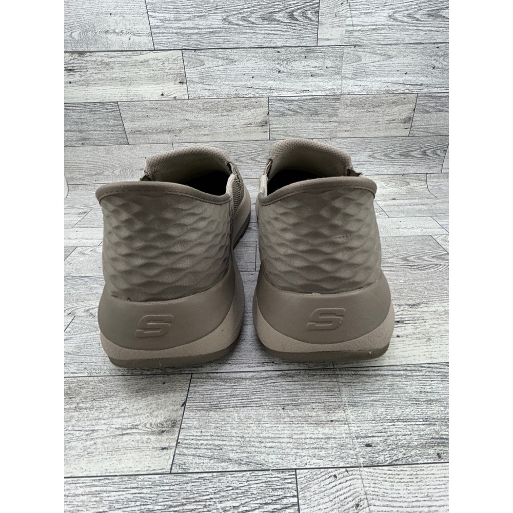 Skechers Mens Slip-ins Hands Free Taupe Sneakers 210546 Size 12‎ Goga Mat Arch - Picture 9 of 14